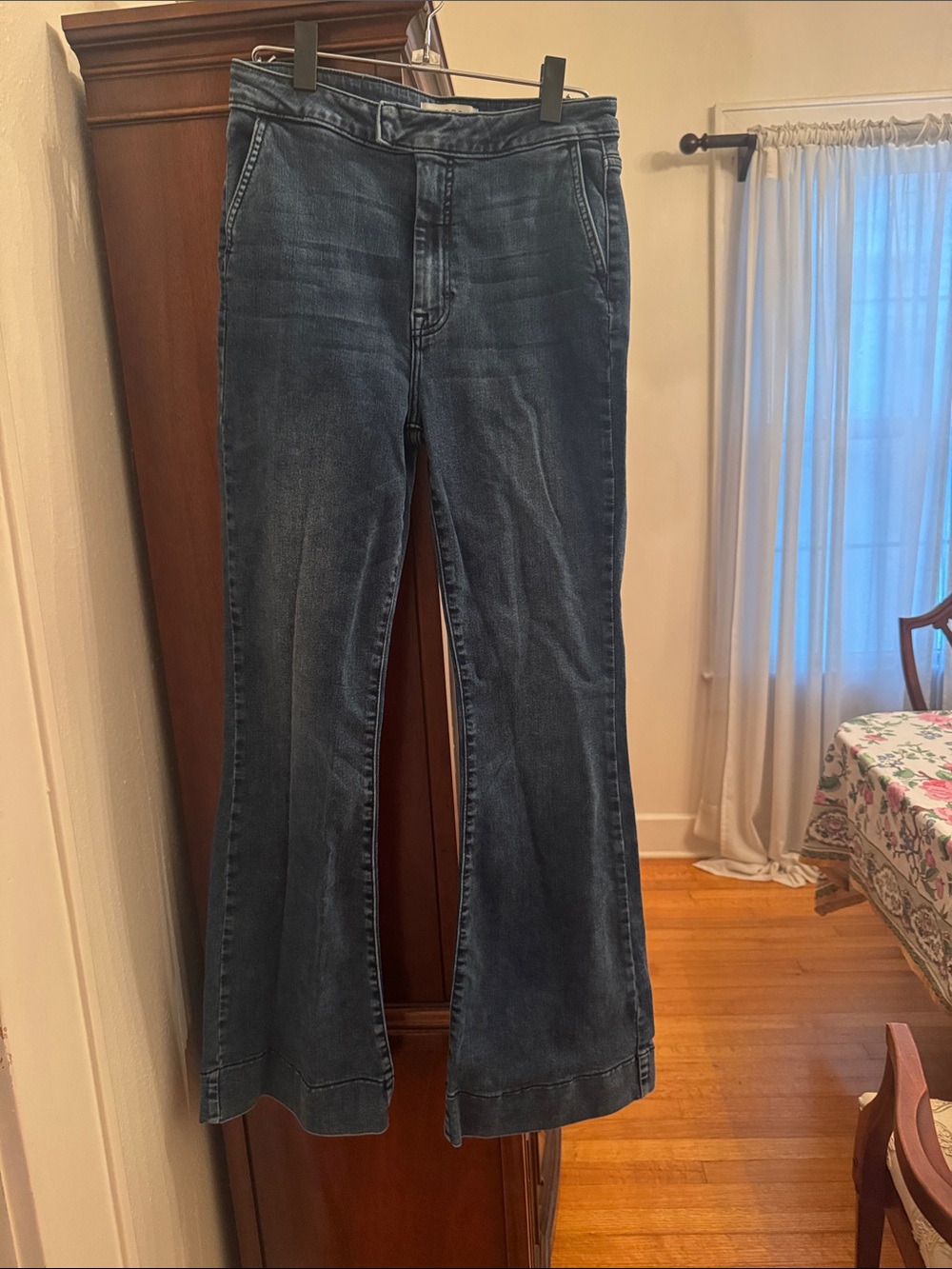 Hidden Dark Blue Flared Jeans